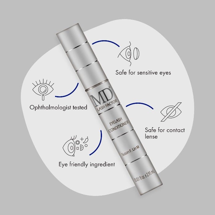 MD Lash Factor Eyelash Conditioner - 0.1 Fl Oz/14ml  3 Month Supply - MD